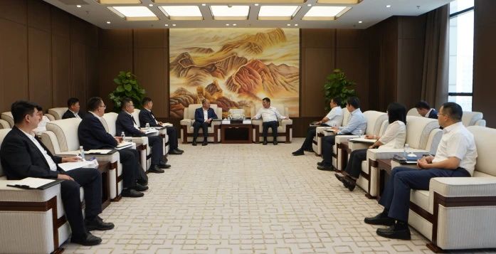 万军杰到中交投资有限公司拜访交流