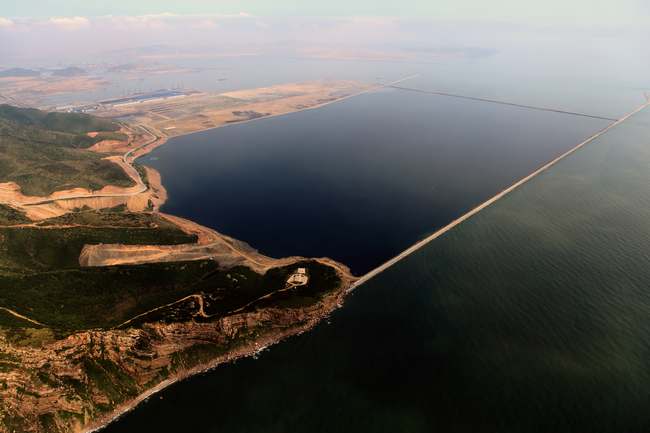 Completion of Breakwater Works at Changxing Island in Dalian 