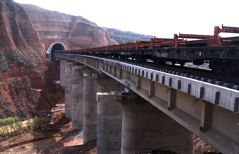 Non-ballasted Track Works for Jinzhongnan Railway Project Completed with Success