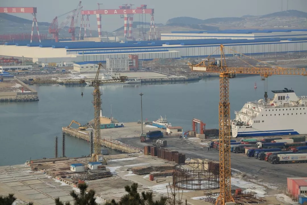 公司承建的旅顺新港扩建项目8个泊位工程岸线使用全部获批
