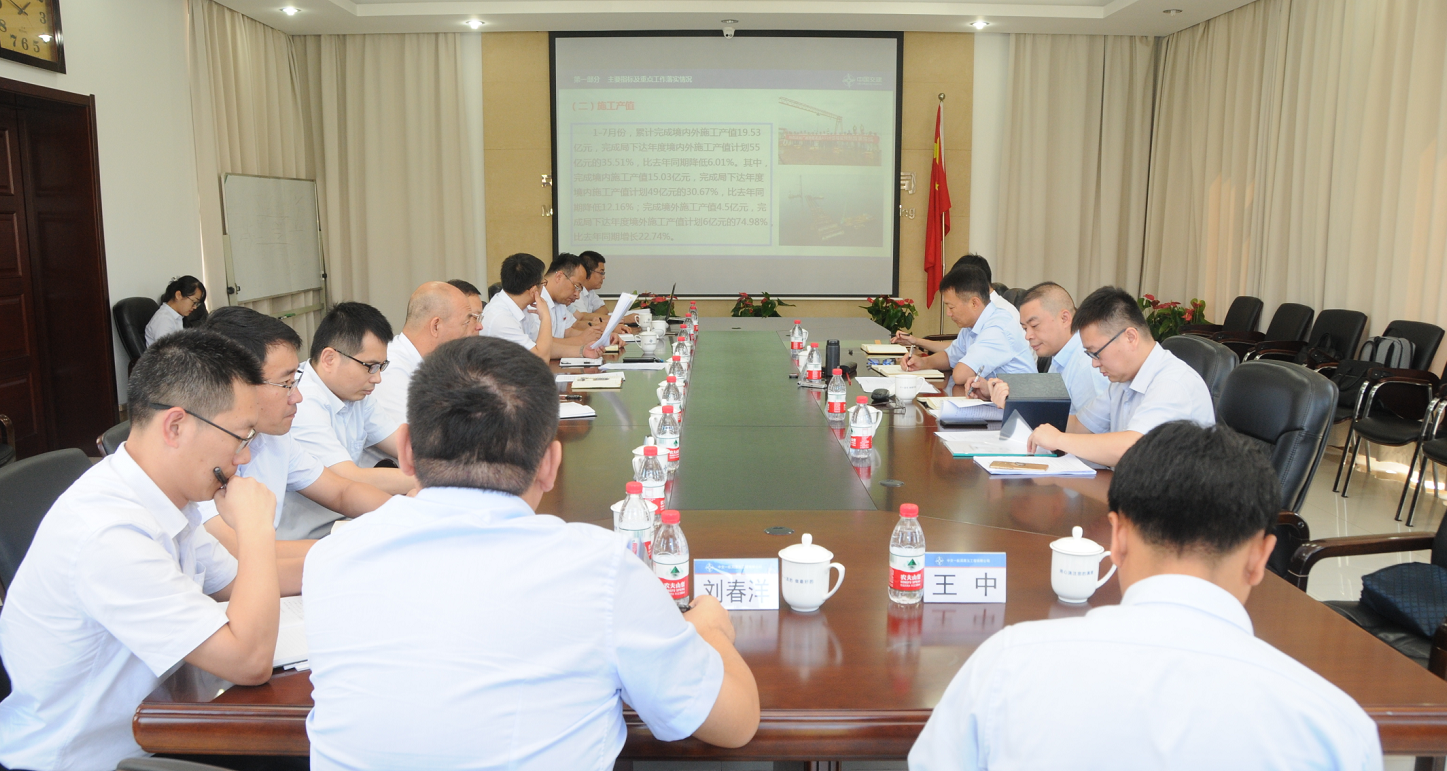 公司领导到五公司座谈交流