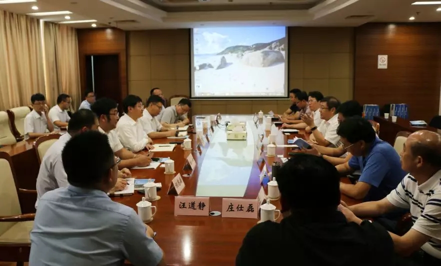 公司领导拜访天长市政府，并到天长项目调研指导